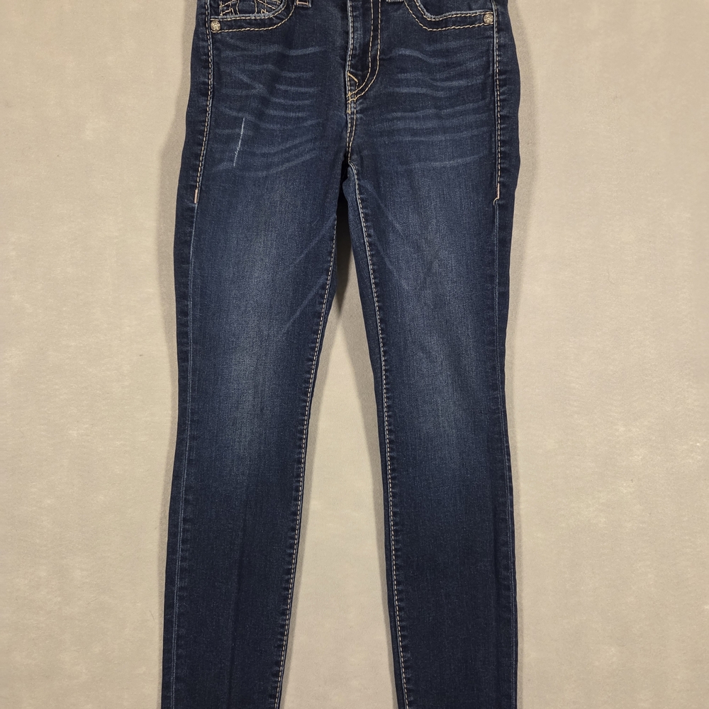 True Religion Halle Mid Rise Super Skinny Stretch Jeans (L303)
